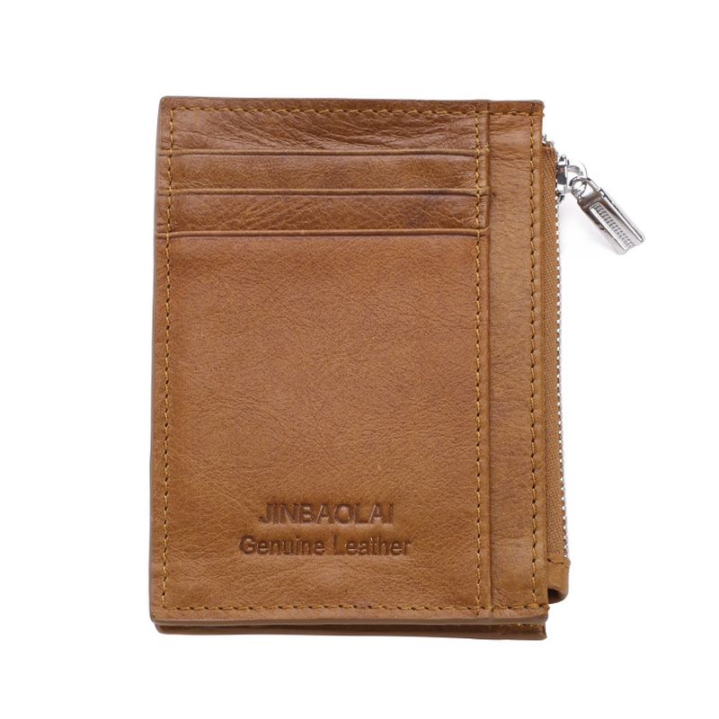 WALLET The Perfect Mens Minimalist Wallet - Light Brown